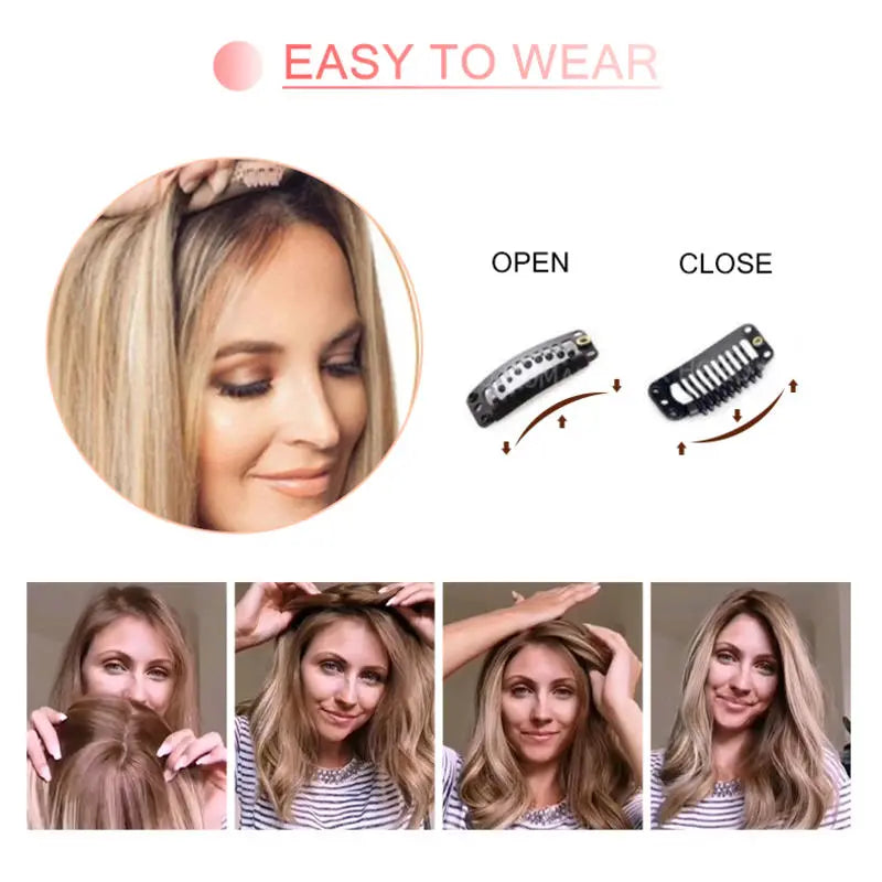 Hot Sale Luxury Wavy Hair Topper For Women — Transform Your Look in Seconds!