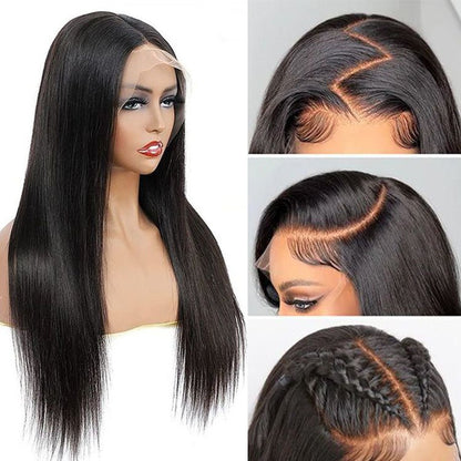 Superlove Lightning Deal 13x6 Straight Human Hair HD Transparent Lace Front Wig