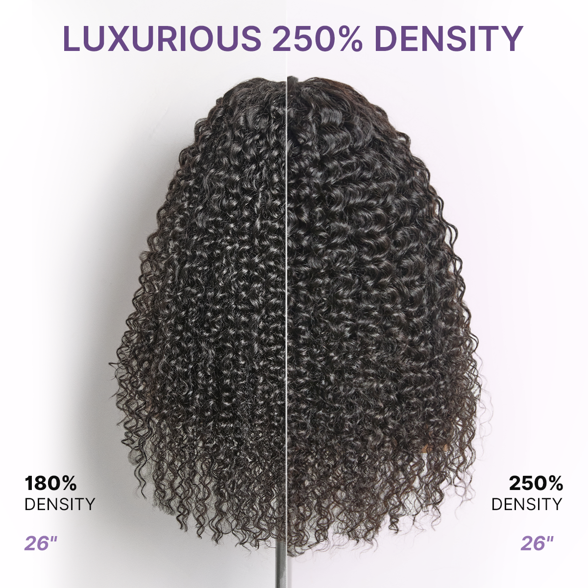 Luvme Hair PreMax water wave curly lace frontal wig with pre-cut lace, glueless flexi-fit drawstring, fluffy 13x4 lace front.