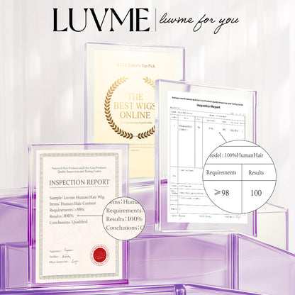 Luvme Hair PreMax water wave curly lace front wig with 13x4 pre-cut lace, glueless flexi-fit drawstring, fluffy curly texture