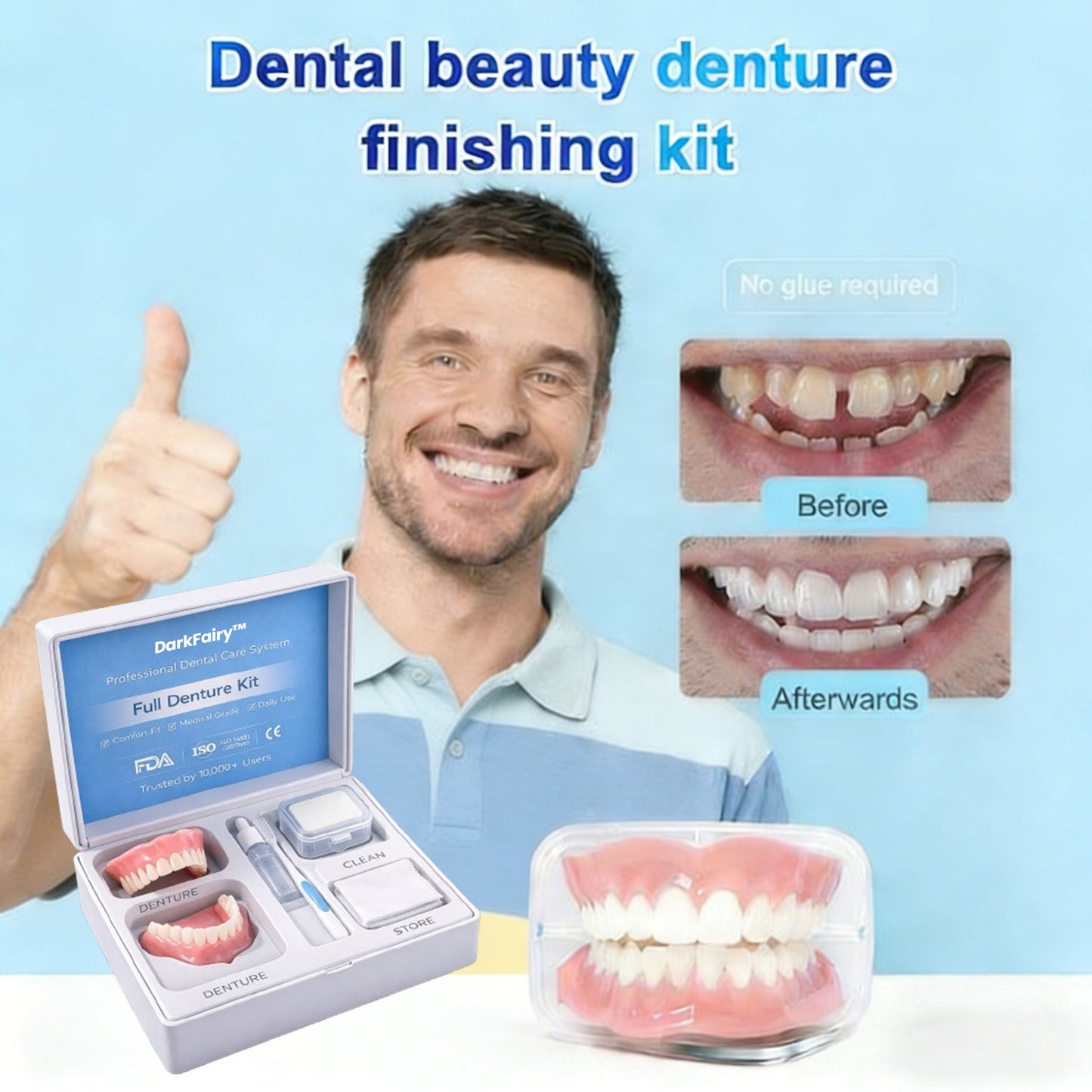 🦷DarkFairy™ Custom-Fit Dentures ⏰ ENDS TODAY   70% OFF | Smile with Confidence⚡